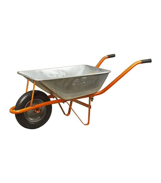 Тачка садовая Flora одноколесная, 58 л, 120 кг, колесо 14" (5055324)