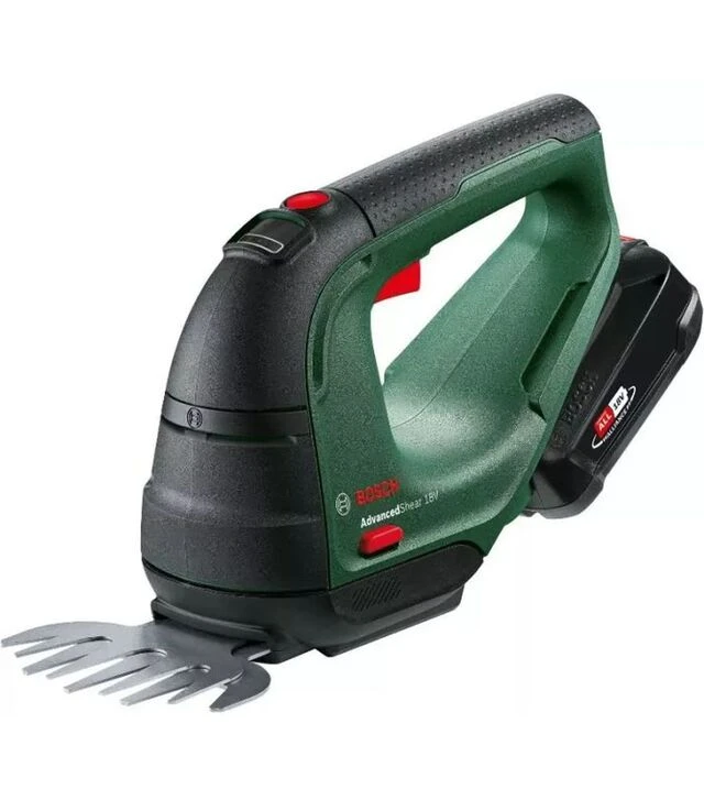 Ножницы для травы аккумуляторные Bosch AdvancedShear, 18V-10 с АКБ и ЗУ (0600857000)