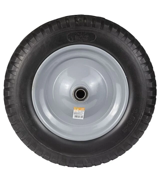 Колесо для тачки Flora 14", 3,50-8, 370×80мм вісь Ø16мм довжина 90мм (5058364)