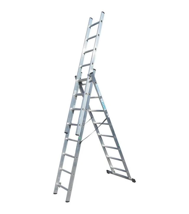 Лестница раскладная ELKOP трехсекционная 2,2-4,50 м (VHR T 3*8)