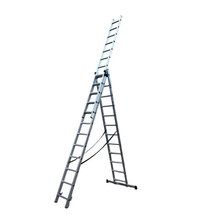 Лестница раскладная GTM KME312 трехсекционная 3,26-8,12 м