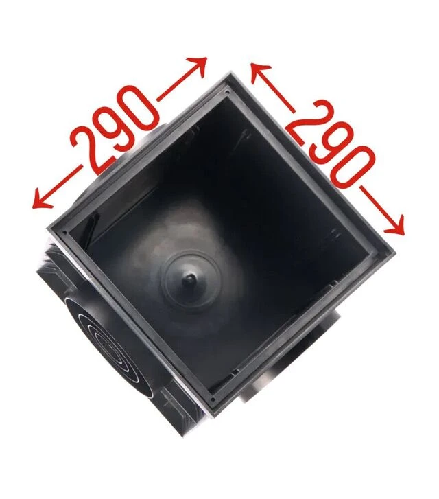 Бокс водосточный РІВНИНА VOD 300x300 мм, дождеприемник пластиковый (20602)