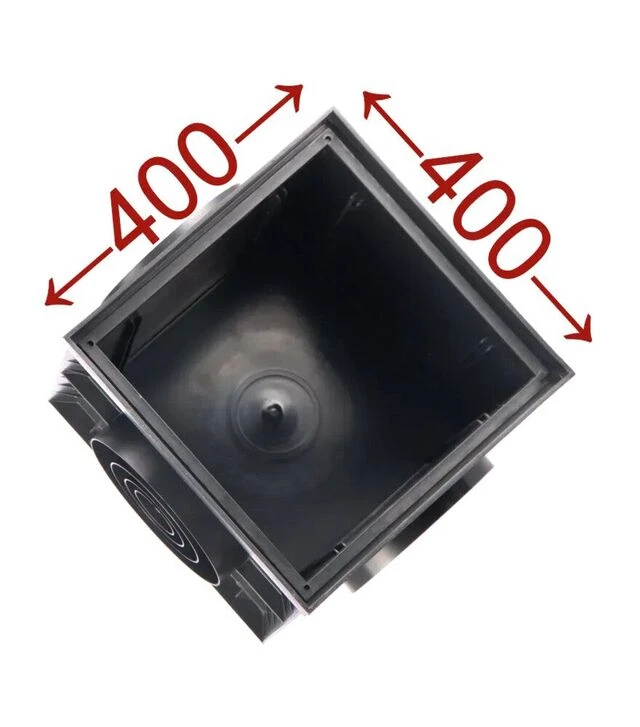 Бокс водосточный РІВНИНА VOD 400x400 мм, дождеприемник пластиковый (20603)
