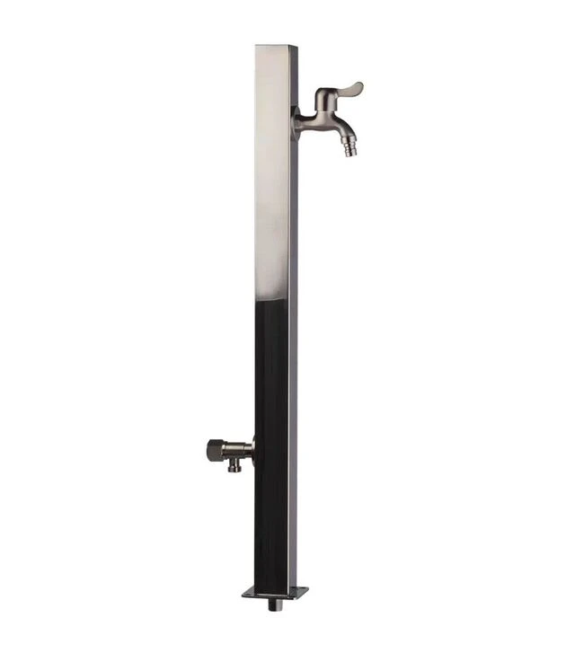 Колонка садовая квадратная РІВНИНА Light 50x50 мм, с 2 кранами (20101-3)
