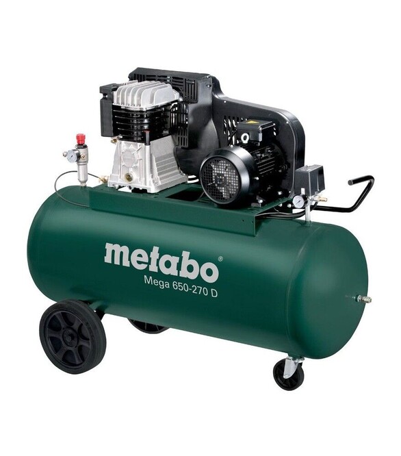 Компресор Metabo Mega 650-270 D, 520 л/хв, 380 В (601543000)