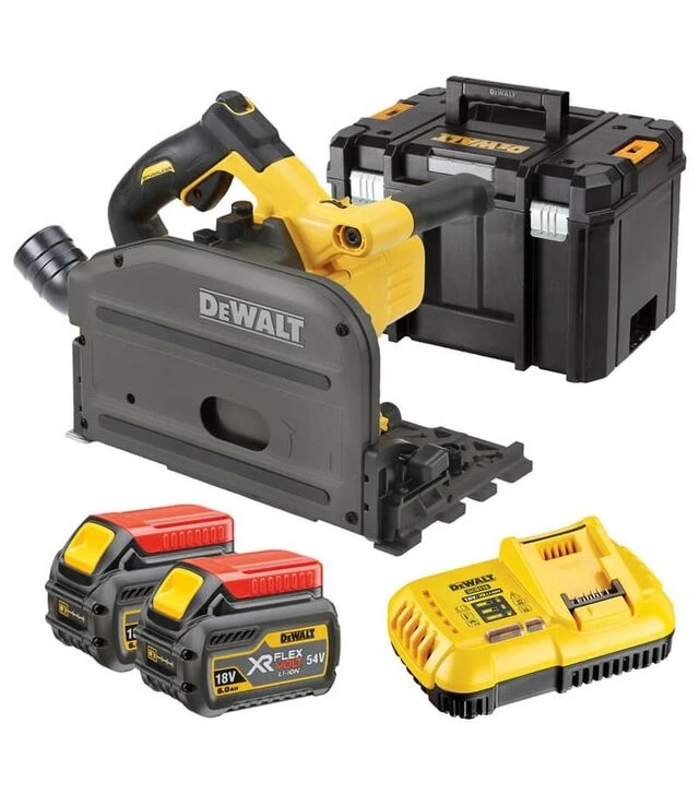 Дискова занурювальна пила DeWALT DCS520T2 в кейсі TSTAK