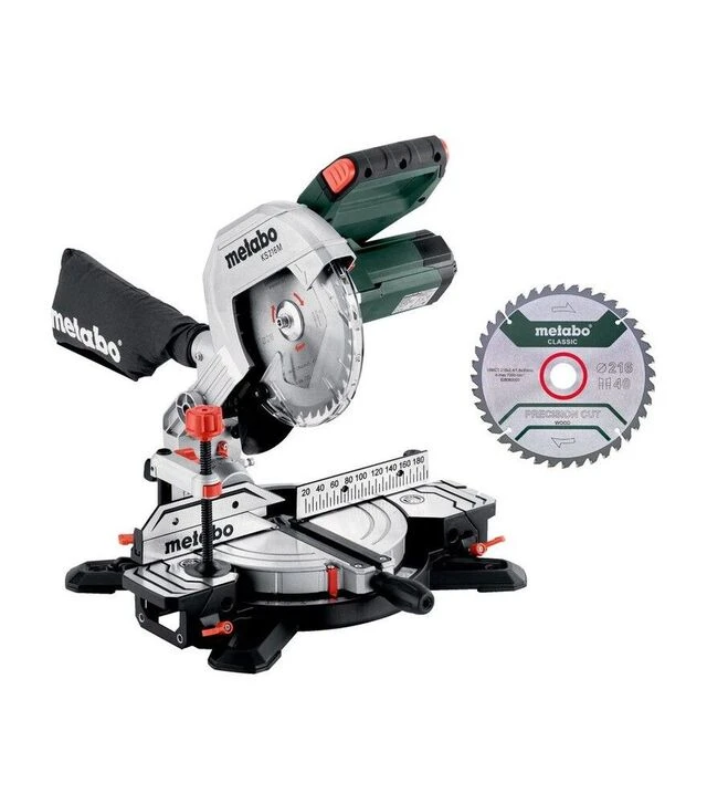 Пила торцювальна Metabo KS 216 M + додатковий диск (610216900)