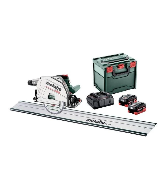 Пила погружная аккумуляторная Metabo KT 18 LTX 66 BL, 18 В, 2x8 А*Год + FS 160, кейс (691172810)