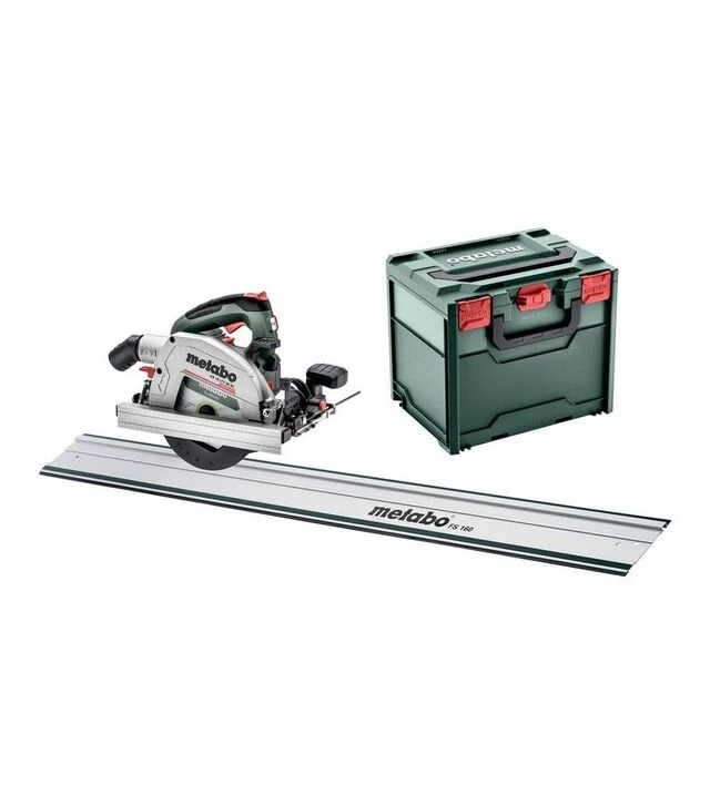 Дискова (циркулярна) пила акумуляторна Metabo KS 18 LTX 66 BL + FS 160, без АКБ та ЗП (691194840)