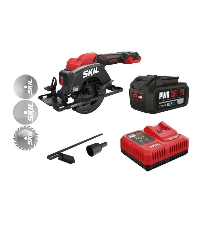 Дискова (циркулярна) пила акумуляторна SKIL 3540 CA Compact, 20 В, 4 А*год (SW1E3540CA+BC1E3111A)