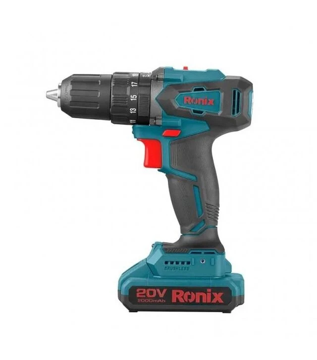 Дриль-шуруповерт ударний акумуляторний Ronix (8900K)