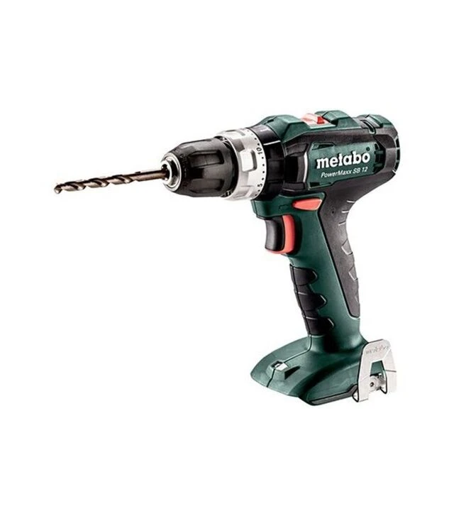 Дрель-шуруповерт ударная аккумуляторная Metabo PowerMaxx SB 12, без АКБ и ЗУ (601076890)