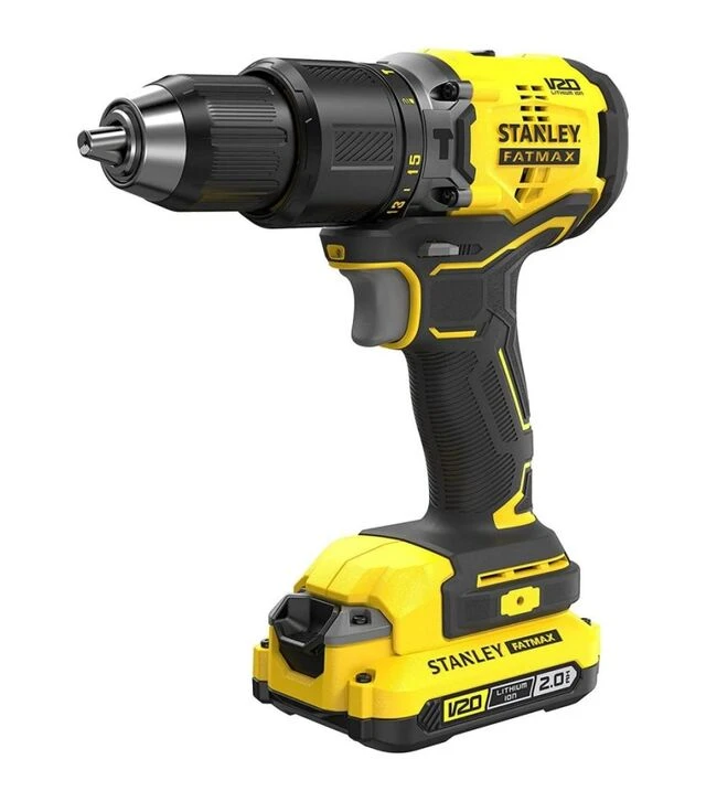 Дриль-шурупокрут ударний STANLEY FatMax SFMCD715D2K в кейсі