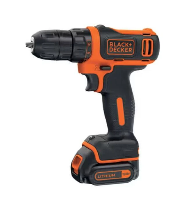 Дриль-шурупокрут акумуляторний BLACK+DECKER BDCDD12B, 10,8 В, 1,5 Агод