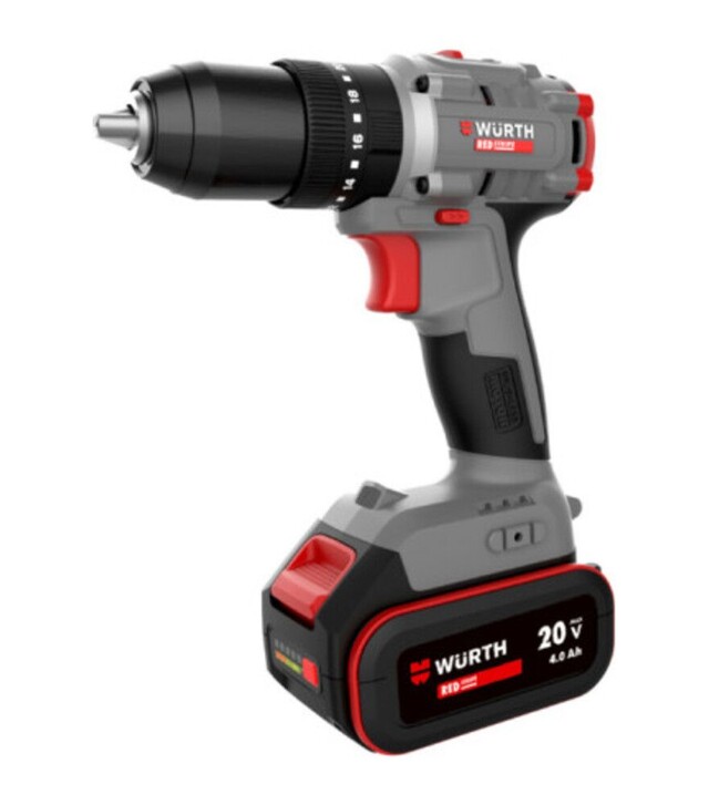 Шуруповерт ударный аккумуляторный Wurth ABSR 20V COMBI, 4 А*ч (5702512011)