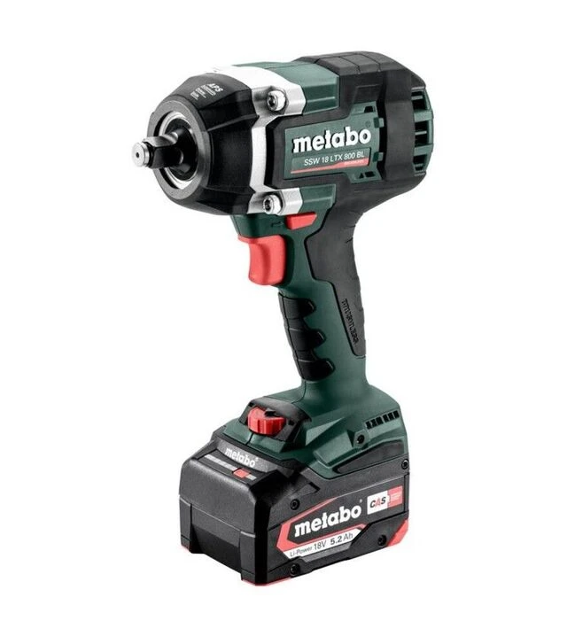 Гайковерт ударний акумуляторний Metabo SSW 18 LTX 800 BL, 2x5,2 А*Год, кейс (602403650)