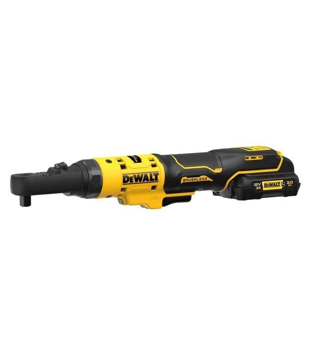 Тріскачковий гайковерт кутовий акумуляторний DeWALT DCF500L2G, 12 В, 75 Нм