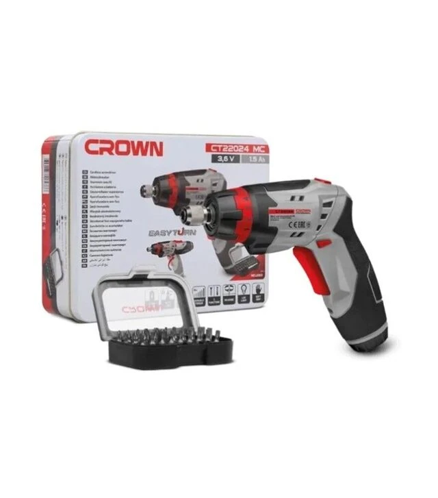 Электроотвертка аккумуляторная CROWN CT22024 BMC (CT22024 MC)
