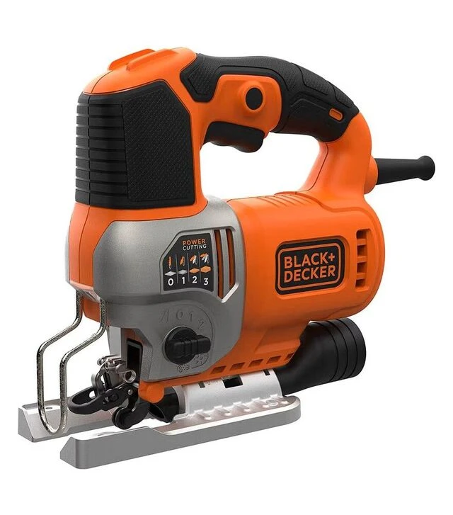 Электролобзик BLACK+DECKER BES610K, 650 Вт, кейс (BES610K)