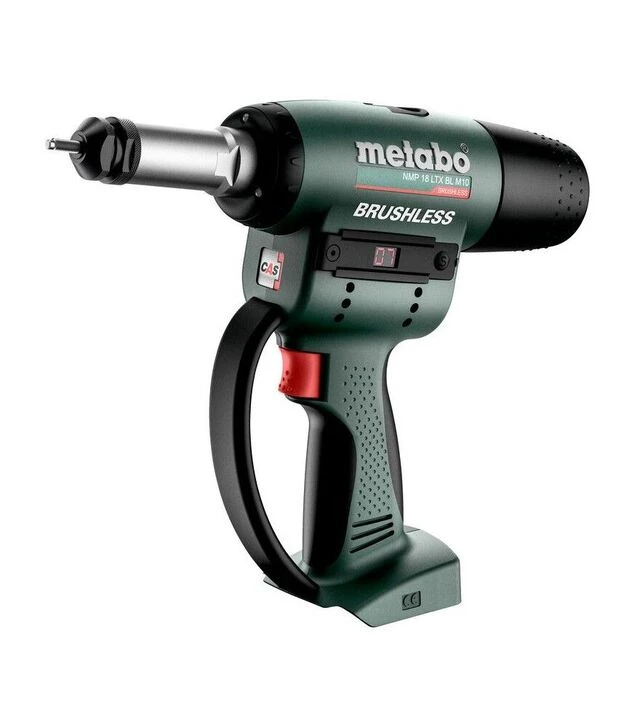 Заклепувальний пістолет акумуляторний Metabo NMP 18 LTX BL M10 18 В, кейс, без АКБ та ЗП (601788840)