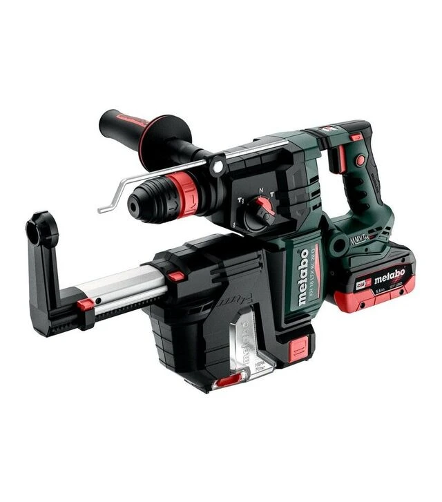 Перфоратор аккумуляторный Metabo KH 18 LTX BL 28 Q Set ISA, 2x5,5 А*Год, кейс (601715930)