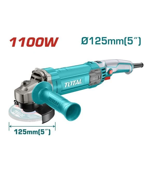 Кутова шліфмашина TOTAL TG11012556, 1100 Вт, 125 мм, 12000 об/хв (TG11012556)