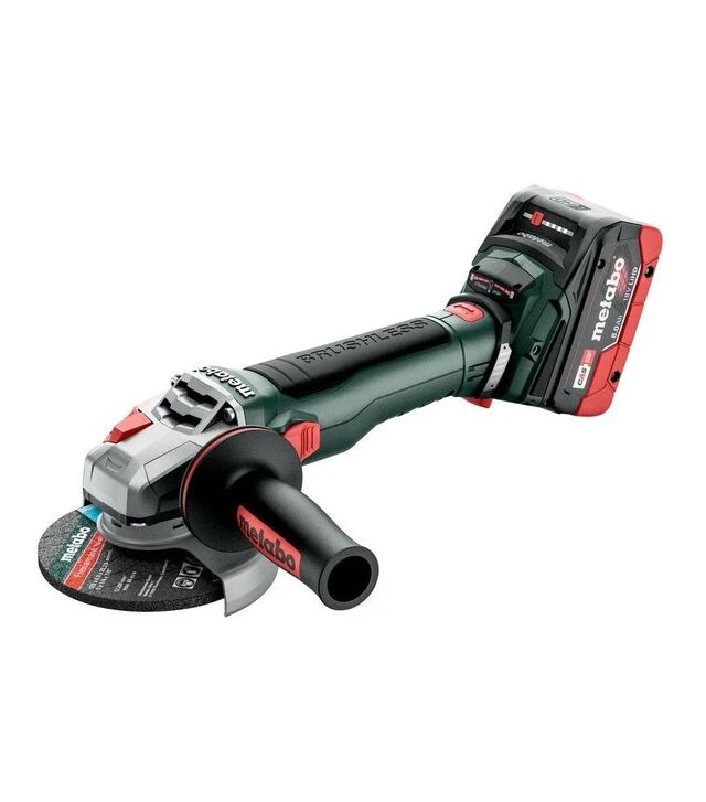 Угловая шлифмашина аккумуляторная Metabo WB 18 LT BL 11-125 Quick, 2x8 А*Год, metaBOX (613054810)