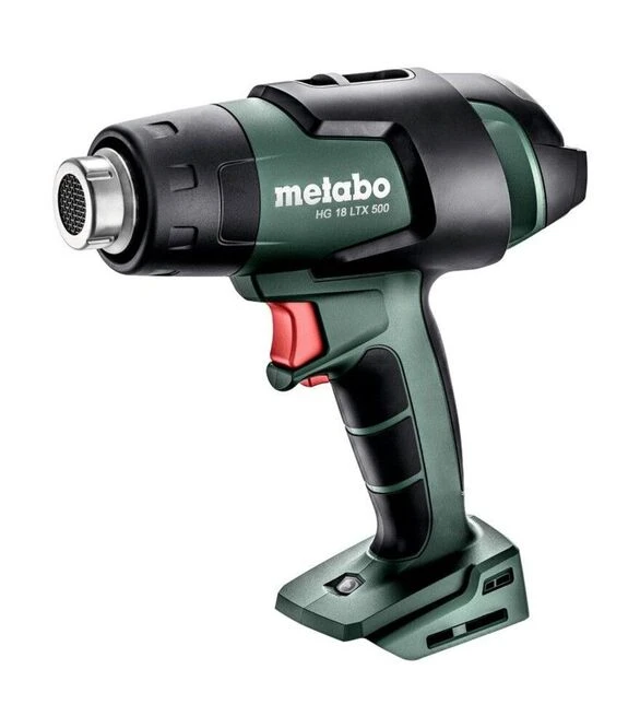 Строительный фен аккумуляторный Metabo HG 18 LTX 500, 18 В, 300/500 °C, кейс (610502840)