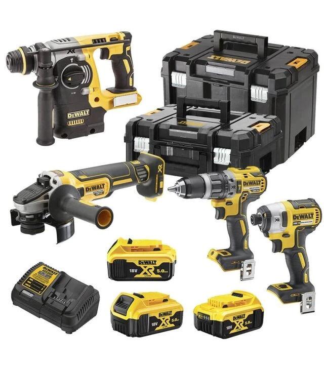 Набір акумуляторного електроінструменту DeWALT DCK422P3T в двох кейсах TSTAK
