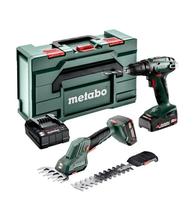 Набір акумуляторного інструменту Metabo Combo Set 2.2.5 18V BS + SGS, кейс (685186000)
