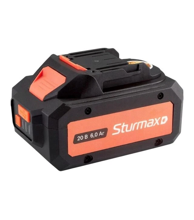 Акумулятор Sturmax Cordless Range CRM2006B, Li-Ion, 20 В, 6 А*год, з індикатором заряду