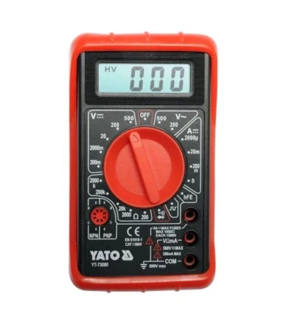 Мультиметр электрических параметров YATO (YT-73080)
