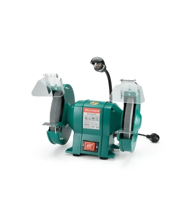 Верстат точильний Sturmax BGM6020L, 200 мм, 400 Вт, з підсвіткою