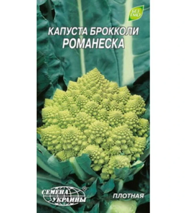 Насіння капусти броколі Романеска, 5 г (Насіння України)