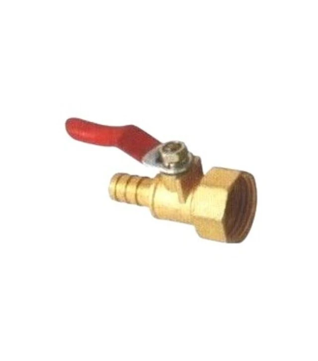 Кран латунный под шланг 7 и 8 мм с наружной резьбой 1/2''