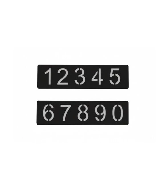 Трафарет на улей цифры 0-9 (CU00001PN)