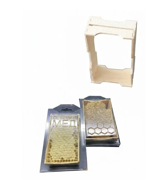 Упаковка для сотового меда с мини рамками, ПЭТ, 50 шт (KO0003)