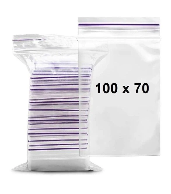 Зип пакет, 70х100 мм, 100 шт (ZIP7-10)