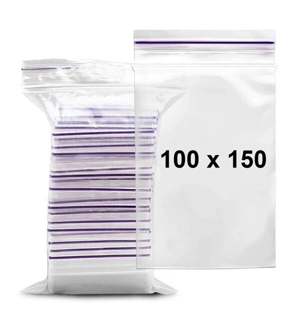 Зип пакет, 100х150 мм, 100 шт (ZIP10-15)