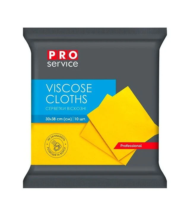 Салфетки вискозные «PRO Service» 30×38 см, 10 шт (2914002)