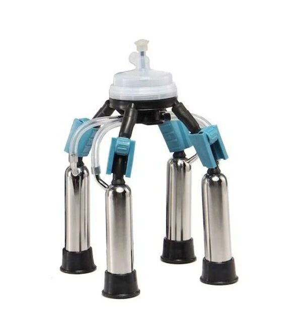 Доильный паук "Евро", стаканы нержавейка и попарная система
