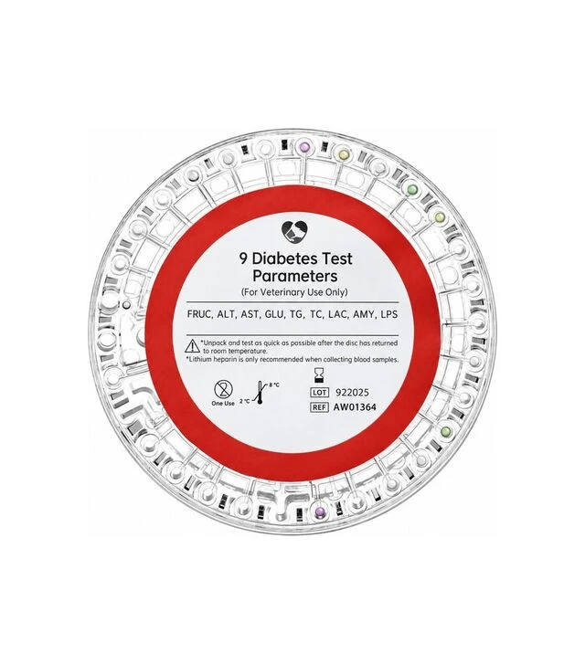 Реагент-диск Seamaty для SMT-120VP, тест на диабет, 9 параметров, 1 диск
