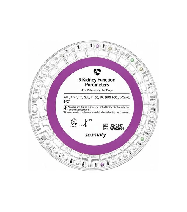 Реагент-диск Seamaty для SMT-120VP, функции почек, 9 параметров