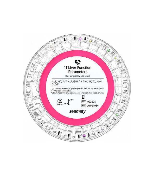 Реагент-диск Seamaty для SMT-120VP, функции печени, 11 параметров