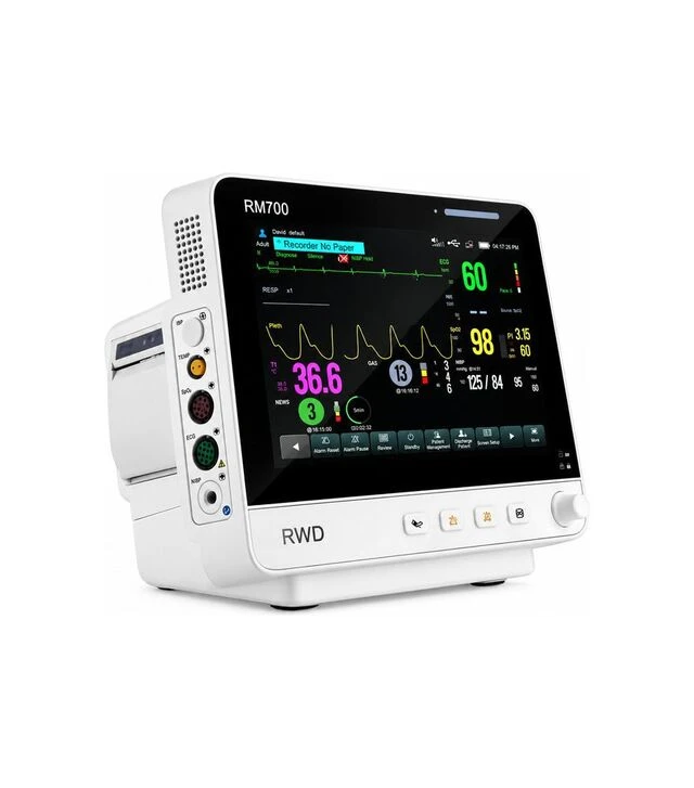 Ветеринарный монитор пациента RWD RM700 для SpO2, ECG, RESP, HR, NIBP, TEMP
