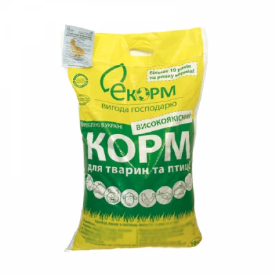 Комбікорм Молодняк водоплавної птиці віком 1-3 тижні (старт) (крупка), 10 кг