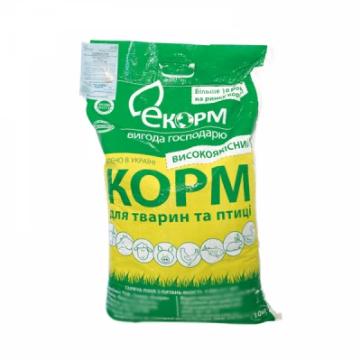 Комбікорм Молодняк водоплавної птиці віком 4-8 тижнів (ріст) (крупка), 10 кг