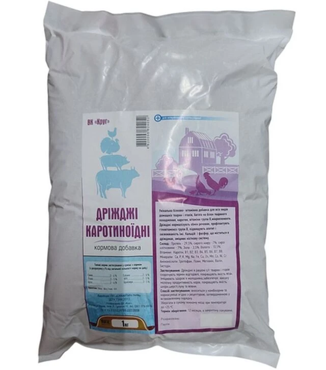 Минеральная добавка Дрожжи кормовые, 1 кг