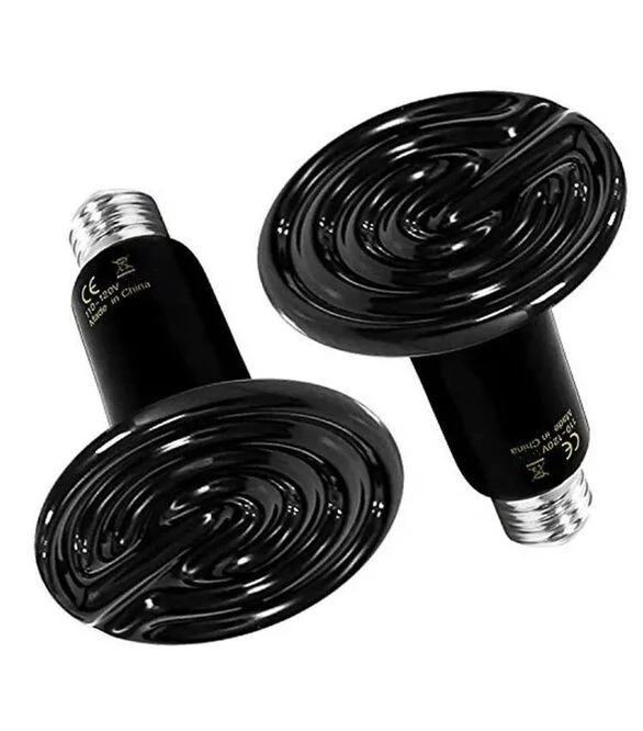 Инфракрасная керамическая лампа 50W излучатель для обогрева животных и птицы