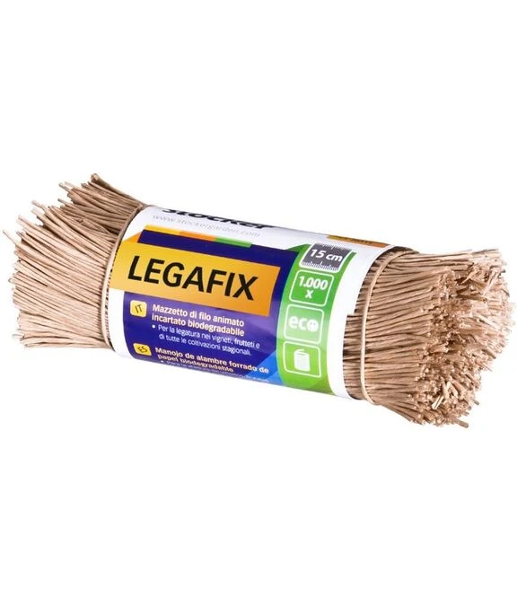 Шпагат-дріт Stocker Legafix біорозкладний 15 см, 1000 шт